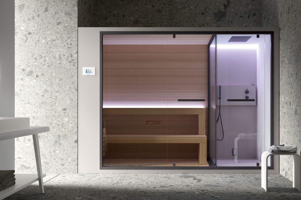 Ethos C per sauna+hammam in casa