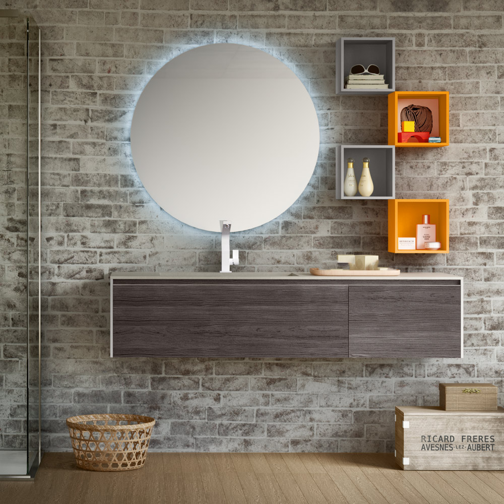 Mobili Bagno Linea Azzurra.Arredo Bagno