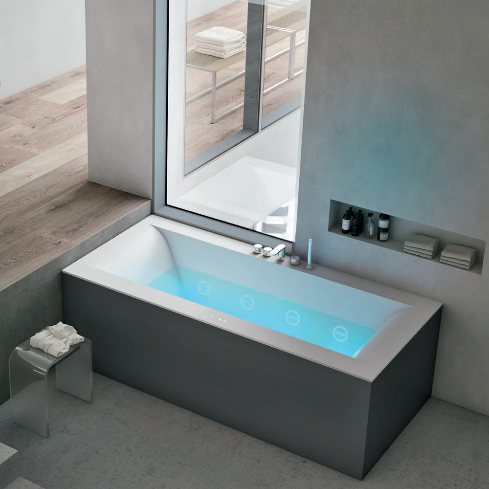 Vasche Da Bagno Combinate Con Doccia Misure.Vasche