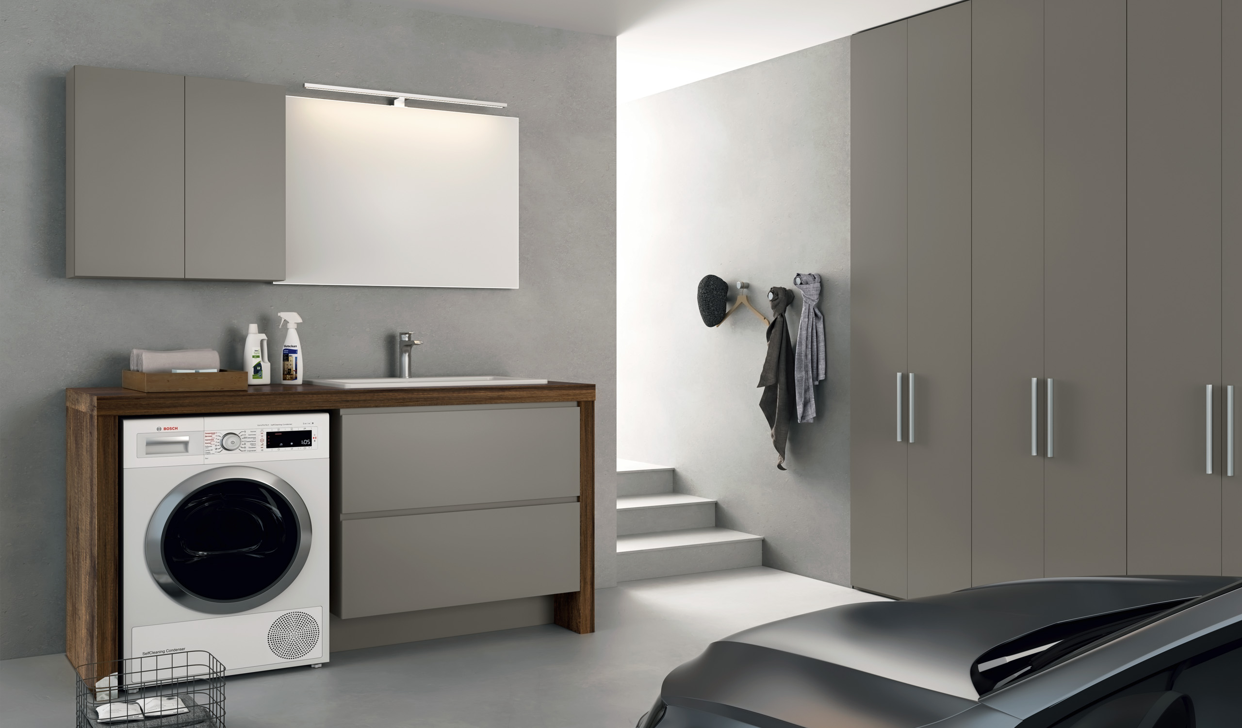 STORE 07 Mueble para lavandería para lavadora By Gruppo Geromin