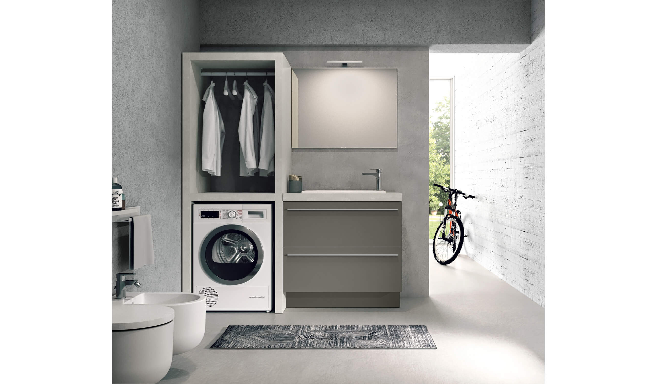 STORE 405 Laundry room cabinet By Gruppo Geromin